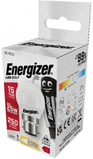 Energizer Energizer LED BC Golf Ball Bulb