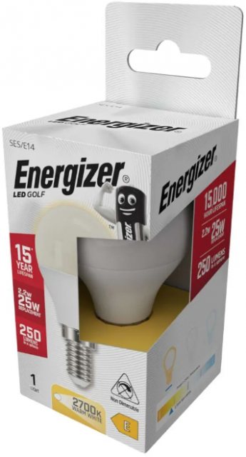 Energizer Energizer LED SES Golf Ball Bulb Warm White