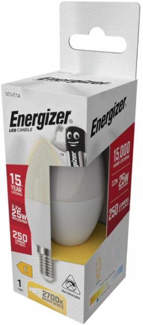 Energizer Energizer LED SES Candle Bulb Warm White