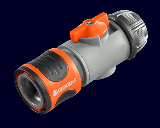 GARDENA Gardena Hose Connector with Control Valve 13 mm Hoses