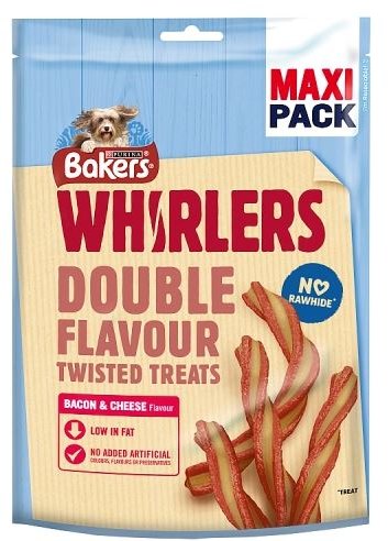 Bakers Bakers Whirlers Bacon & Cheese 270g