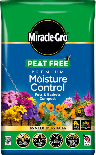 MIRACLE Miracle Gro Moisture Control Compost 40L