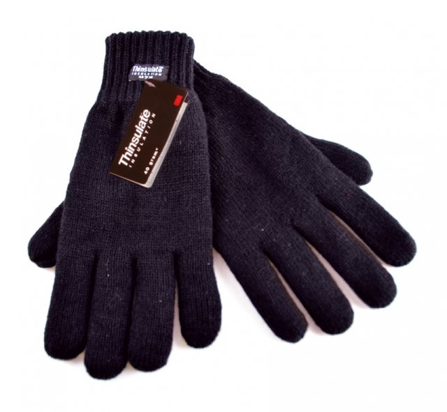 Bartleby Mens Knit Thinsulate Gloves
