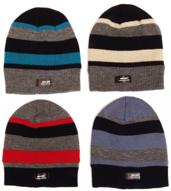 Rock Jock Boys Knitted Striped Ski Hat