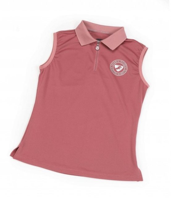 Aubrion Aubrion Harrow Sleeveless Polo Pink