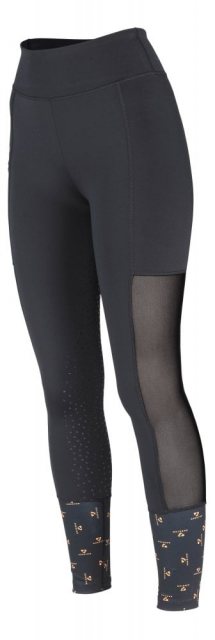Aubrion Elstree Mesh Riding Tights Black Size XL