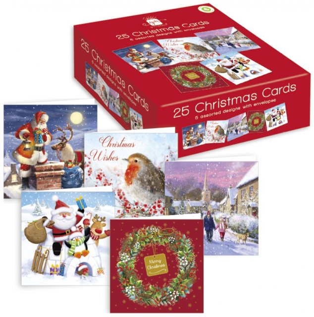 Xmas Card Bumper 25 Pack