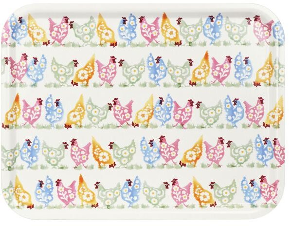 Emma Bridgewater Polka Chickens Large Tray