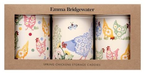 Emma Bridgewater Polka Chickens Caddy Set
