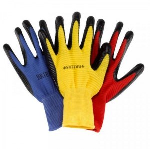 Briers Ribbed Smart Grip Gloves 3 Pack