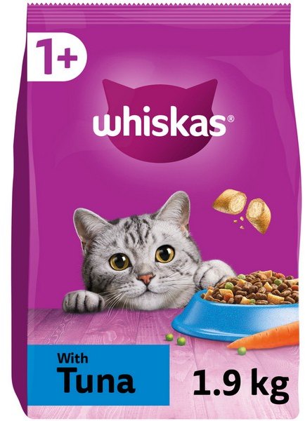 Whiskas Whiskas 1+ Complete Dry With Tuna 1.9kg