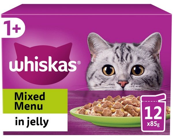 Whiskas Whiskas 1+ Mixed Menu In Jelly 12 x 85g