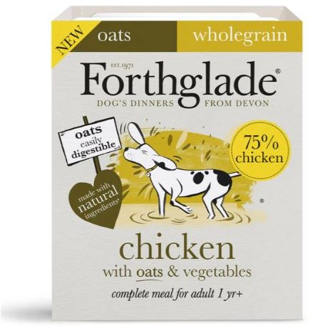 FORTHGLA Forthglade Wholegrain Chicken With Oats & Vegetables 395g