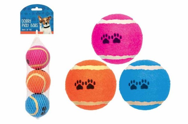 PETTOUCH Tennis Ball Net 3 Pack