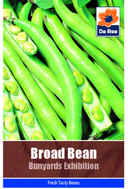 De Ree Broad Bean Bunyards Exhibition Seeds