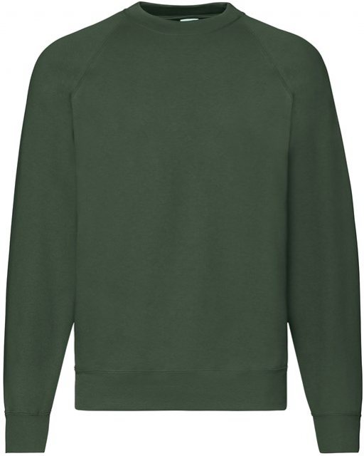 Fruit Of The Loom Bottle Green Long Sleeved Sweatshirt