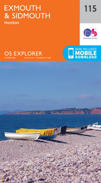 OS Explorer 115 Exmouth & Sidmouth