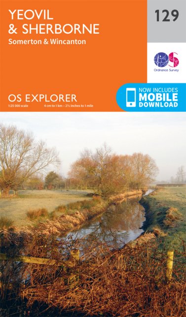 OS Explorer 129 Yeovil & Sherborne