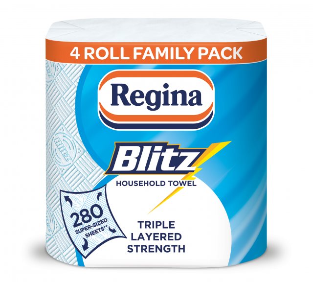 REGINA Regina Blitz Household Towel 4 Pack