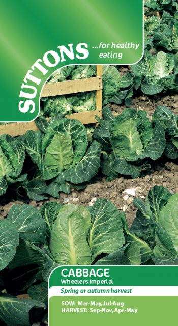 SUTTONS Suttons Cabbage Wheelers Imperial Seeds