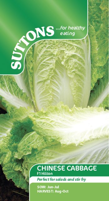 SUTTONS Suttons Chinese Cabbage Hilton Seeds