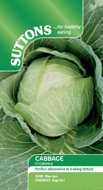 SUTTONS Suttons Cabbage Cabbice F1 Seeds