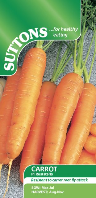 SUTTONS Carrot Resistafly F1 Seeds