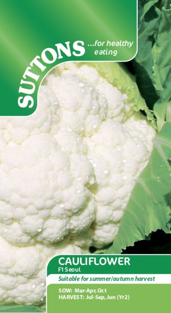 SUTTONS Suttons Seoul Cauliflower F1 Seeds