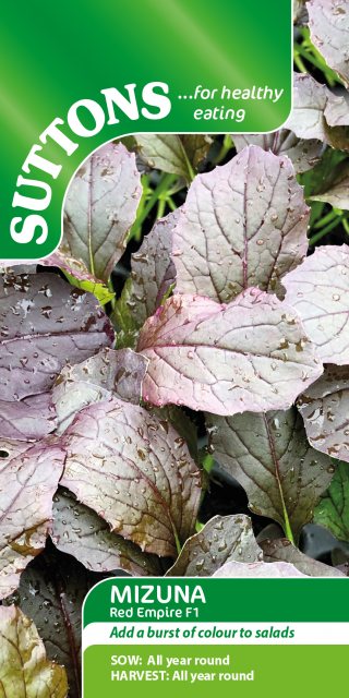SUTTONS Suttons Mizuna Red Empire F1 Seeds