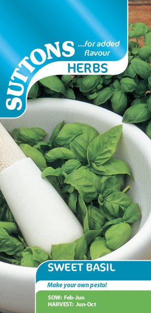 SUTTONS Sweet Basil Seeds