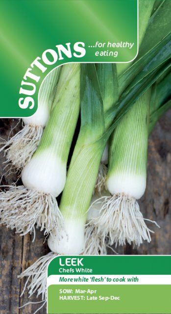 SUTTONS Suttons Leek Chefs White Seeds