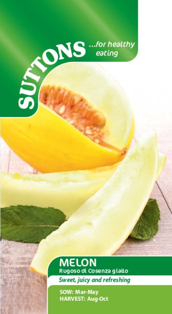 SUTTONS Sutton's Melon Rugoso Di Cosenza Giallo Seeds
