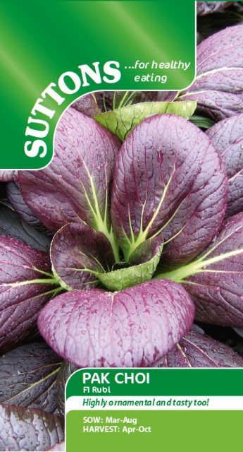 SUTTONS Suttons Pak Choi F1 Rubi Seeds
