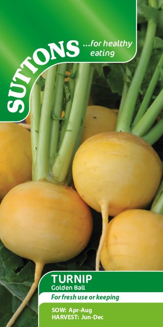 SUTTONS Suttons Turnip Golden Ball Seeds