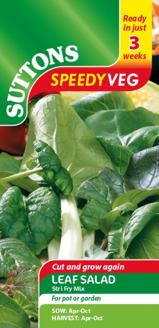 SUTTONS Speedy Veg Leaf Salad Stir Fry Mix Seeds
