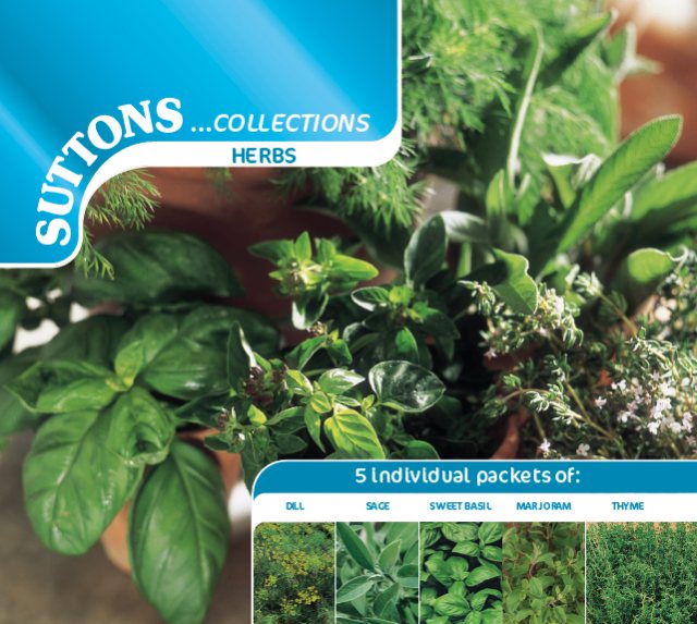 SUTTONS Herb Collection Seeds