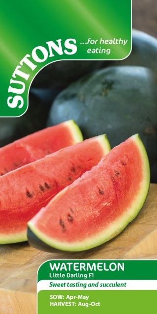 SUTTONS Suttons Little Darling Watermelon F1 Seeds