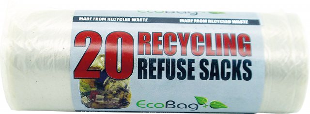 Ecobag Ecobag Clear Bin Bag 20 Pack