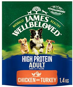 JWB James Wellbeloved Adult High Protein Chicken & Turkey 1.4kg