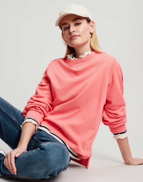 Joules Joules Anima Sweatshirt Coral