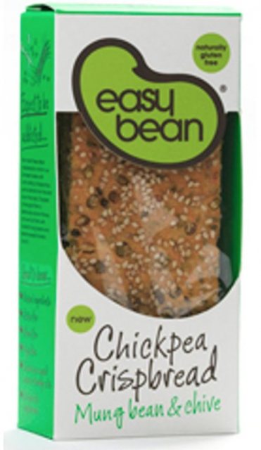 Easy Bean Mung Bean & Chive Crispbread