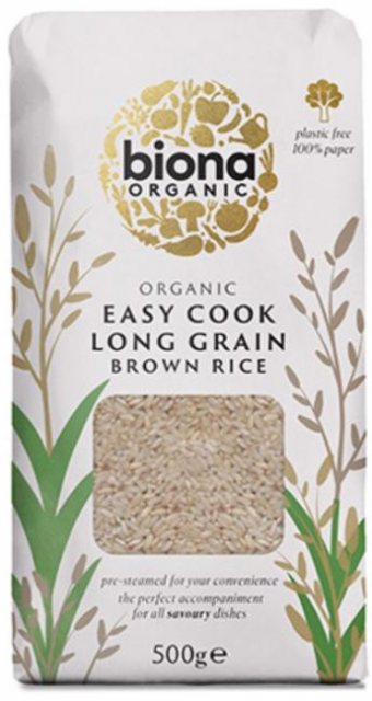 Biona Organic Biona Organic Long Grain Brown Rice Easy Cook 500g
