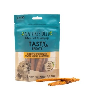 NATUREDE Natures Deli Chicken Sweet Potato And Broccoli Sticks 100g