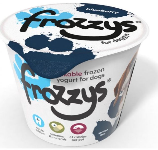 FROZZYS Frozzys Frozen Yogurt Blueberry 85g 4 Pack