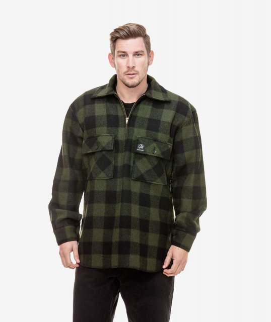 Swanndri Swanndri Ranger Bush Shirt Olive Check