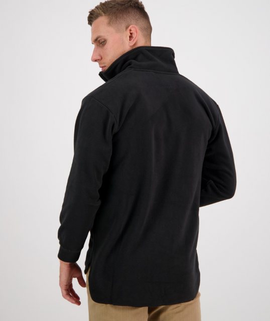 Swanndri Motu Fleece Pullover Black Jumpers Sweatshirts Mole