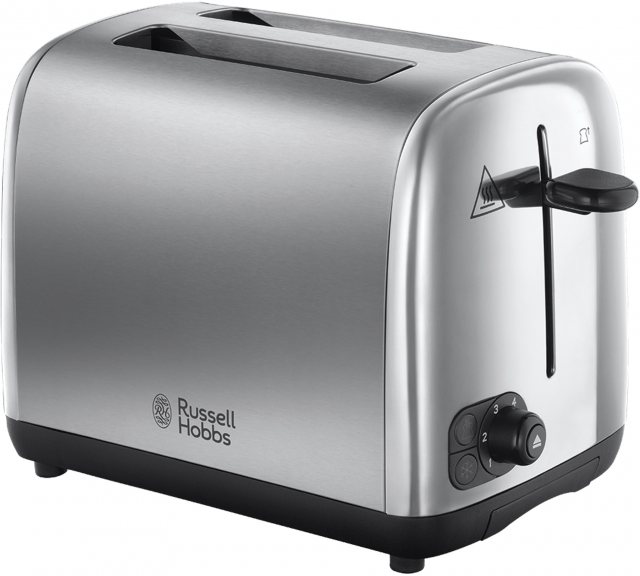 R/HOBBS Russell Hobbs 2 Slice Toaster Brushed & Polished Stainless Steel