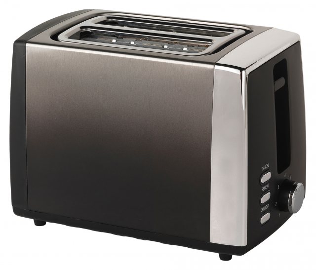 PROGRESS Progress 2 Slice Ombre Toaster Black