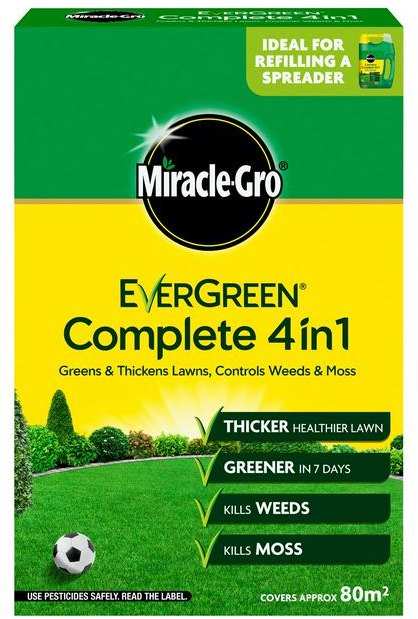 MIRACLE Miracle Gro Evergreen Complete Spreader Pack 80m2