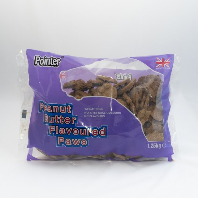 POINTER Pointer Wheat Free Peanut Butter Paws 1.25kg